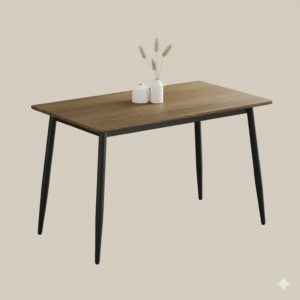 Elara Contemporary Wood Table