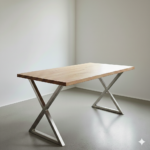 Axis Modern Board & Metal Table