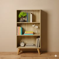 Aurelius Modern Oak Bookshelf
