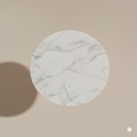 Aurelia Marble Pedestal Table