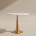Aurelia Marble Pedestal Table