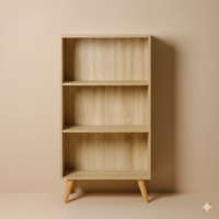 Aurelius Modern Oak Bookshelf