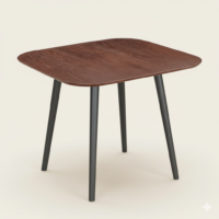 Axton Modern Wood & Metal Table