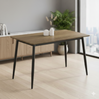 Elara Contemporary Wood Table