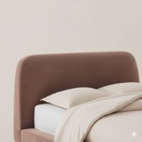 Lunara Curve Platform Bed